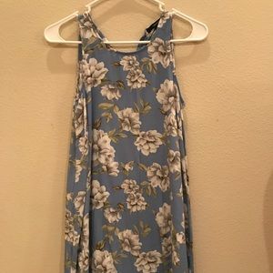 Light blue floral dress from Forever21